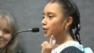 Discurso de niña indígena en la ieepcnlmx Natalia López López  Versión Completa [upl. by Ynelram961]