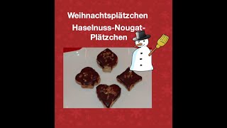 Weihnachtsplätzchen So klein und so lecker  meine HaselnussNougatPlätzchen [upl. by Rockefeller682]