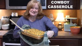 COWBOY CASSEROLE with Tater Tots TATER TOT CASSEROLE dinner idea RECIPE Catherines Plates [upl. by Ahsienauq409]