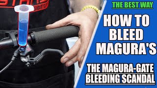 How to get a Hard Magura brake feel by bleeding the best way [upl. by Hanimay]