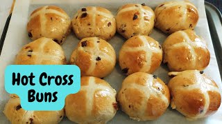 Hot Cross Bun Recipe  Delicious homemade hot cross buns [upl. by Euhsoj]