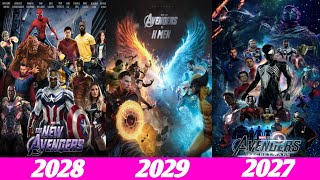 EVERY UPCOMING MARVEL  CONFIRMED AND UNCONFIRMED  MOVIES IN 20242029 [upl. by Pevzner]