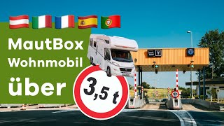 Maut über 35 Tonnen  Mautbox für Österreich Italien Frankreich Spanien [upl. by Lura]