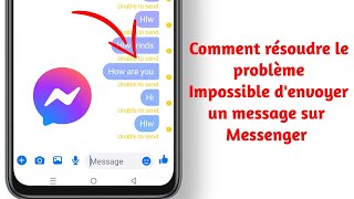 Comment résoudre le problème dimpossibilité denvoyer un message sur [upl. by Appolonia]