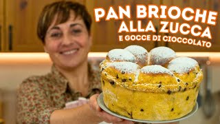 PAN BRIOCHE ALLA ZUCCA E GOCCE DI CIOCCOLATO Ricetta Facile  Fatto in Casa da Benedetta [upl. by Illib24]