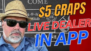 5 Craps Live Dealer in app online [upl. by Retsila736]