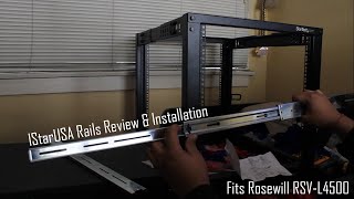 Rails for the Rosewill RSVL4500 IStarUSA TCRail24 [upl. by Krahmer]