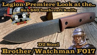 Brother Knives F017 drop point bushcraft knife [upl. by Alida]