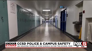 Nearly 300 weapons confiscated from Clark County school campuses in recent school year [upl. by Meeki456]