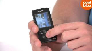 Sony NWZE585 16GB MP3 speler Productvideo NLBE [upl. by Sisely]