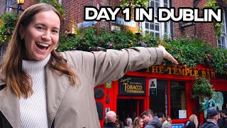 FIRST DAY IN DUBLIN What To Eat Drink and See  Ireland Road Trip Day 1 [upl. by Judsen]