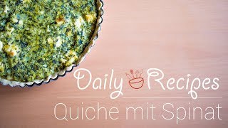 2 Rezept Quiche mit Spinat [upl. by Brucie]