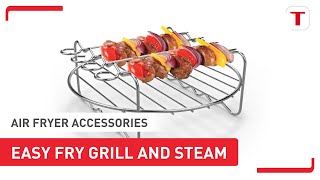 How to Use the Air Fryer Accessories  Tefal Easy Fry Grill amp Steam XXL FW2018 Part 2 [upl. by Esekram285]