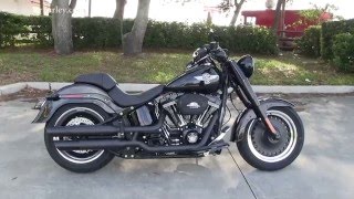 2016 Harley Davidson FLTSTFBS Fat Boy S  Fat boy 110 Engine [upl. by Ydnem203]