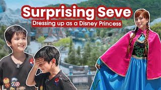 Disney Princess Prank in Disneyland by Alex Gonzaga [upl. by Lleddaw]