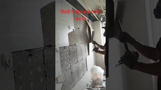 Biggest mistake in tiles installation tiles construction bathroom [upl. by Horwath843]