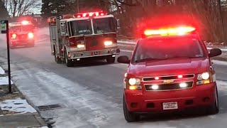 Top 25 Fire Truck Responses of 2018  Best Of Sirens [upl. by Aiderfla725]