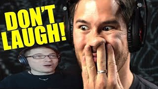 Reacting to Markiplier’s Try Not To Laugh Challenge 16 [upl. by Kornher]