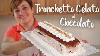 TRONCHETTO GELATO AL CIOCCOLATO Ricetta Facile  Fatto in casa da Benedetta [upl. by Tisman]