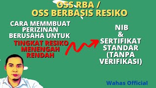 Cara membuat Perizinan Berusaha untuk Tingkat Resiko Menengah Rendah  OSS RBA [upl. by Aihsema]