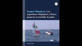 Argentina logró su segunda medalla olímpica Majdalani y Bosco se quedaron con la plata en Nacra 17 [upl. by Meijer]