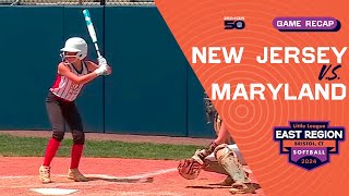 Game Highlights Maryland vs New Jersey  Little League Softball MidAtlantic Region Tournament [upl. by Woolson]