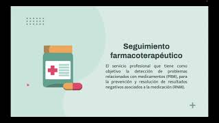 Servicios farmacéuticos  018  Método DADER seguimiento farmacoterapéutico [upl. by Kalindi]