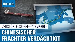 Sabotage in der Ostsee Chinesischer Frachter unter Verdacht  Panorama 3 [upl. by Mcbride432]