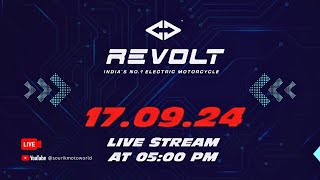 LIVE 🔴 Launching of The All New Revolt Motorcycle  Revolt Motors [upl. by Stinson449]