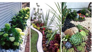 Decorative elements in the landscaping of the garden and backyard [upl. by Minabe]