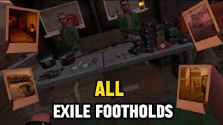 All Exile Foothold Locations amp Rewards  TWD Saints amp Sinners 2 [upl. by Aitropal]