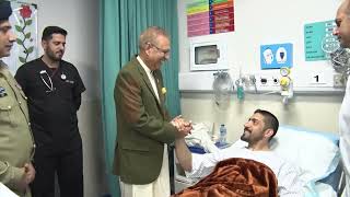 Press Release No 1212022  President Arif Alvi Visited CMH  23 Dec 2022  ISPR [upl. by Amak]