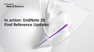 In action EndNote 20 Windows Find Reference Updates [upl. by Otrevlig]