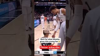 He give his Shirt ☺️nba youtube ytshorts ytshort trendingshorts trending [upl. by Adnauq]