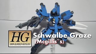 HGIBO 1144 Mcgilliss Schwalbe Graze シュヴァルベグレイズ マクギリス機 [upl. by Yrogiarc359]