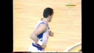 Sabonis vs Estudiantes Euroleague Feb 1993 [upl. by Itoyj]