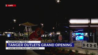 Grand opening for Tanger Outlets [upl. by Naesed706]