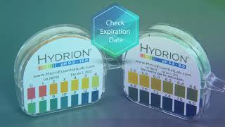 How to Use Hydrion pH Paper [upl. by Baptiste]