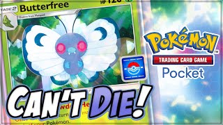 BUTTERFREE MAKES THEM QUIT  Pokemon TCG Pocket [upl. by Sidnala]