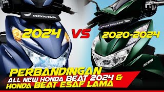 ALL NEW HONDA BEAT 2024 vs BEAT eSAF MODEL LAMA❗ [upl. by Oni]