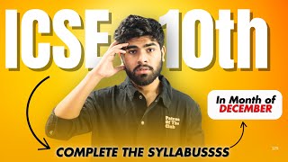 SUPERFAST Way to Complete ICSE 10th Syllabus  The Real Strategy   ICSE 2025 [upl. by Lustig]