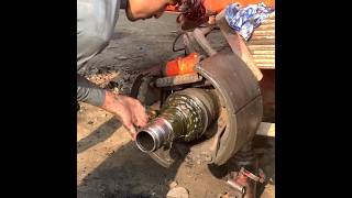 How to Repack Dumper Wheel Bearing with new Grease  with Amazing skillamp technology [upl. by Malet817]