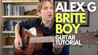 Brite Boy by Alex G Guitar Tutorial  Guitar Lessons with Stuart [upl. by Rahas207]