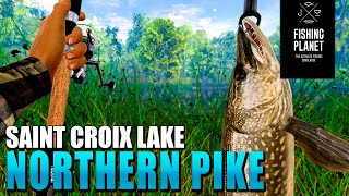 Fishing Planet 2022  Nothern Pike Hotspot Beginners Money and XP Guide 🎣  Saint Croix Lake [upl. by Ricoriki]