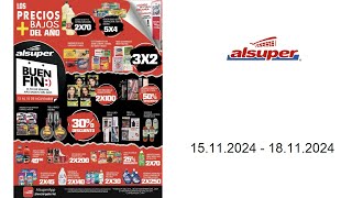 Ofertas Alsuper MX del 15 al 18 de noviembre del 2024 [upl. by Faubion]