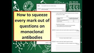 How to answer GCSE 19 Biology questions on monoclonal antibodies [upl. by Ajet]