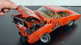 Restoration Dodge Charger RT 1969 General Lee  Abandoned Model Car [upl. by Ednargel]