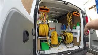 WFP DIY Window cleaners van build part 3 [upl. by Latsyrc]