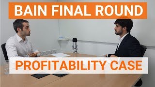 Profitability Case Study Interview Example  Solved by ExMcKinsey Consultant [upl. by Loralee467]