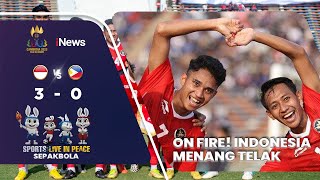 HIGHLIGHT On Fire Indonesia  3  Vs Filipina  0   SEA GAMES 32 CAMBODIA [upl. by Patterman307]